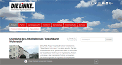 Desktop Screenshot of dielinke-ingolstadt.de